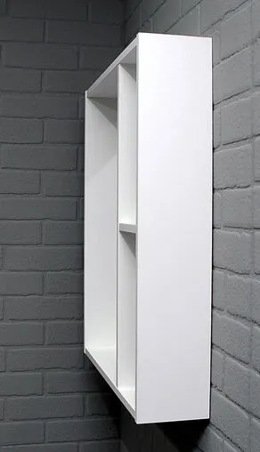 Шкаф-зеркало Айсберг Агата 60 белый DA6702HZ