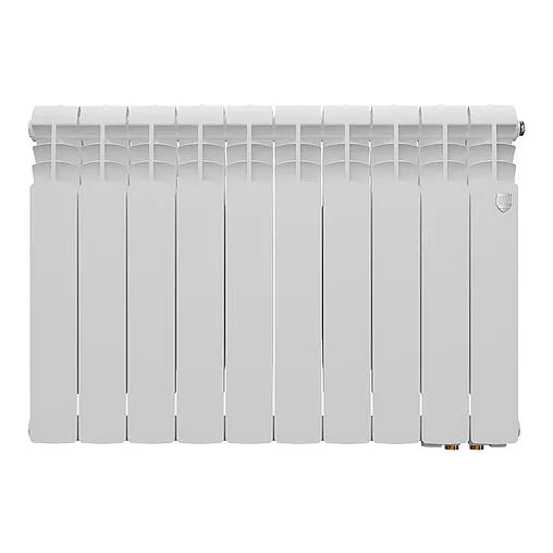 Радиатор биметаллический 10 секций нижнее правое подключение Royal Thermo Vittoria Super 500 2.0 VDR80 Bianco Traffico RTVSVDR250010 Радиатор биметаллический 10 секций нижнее правое подключение Royal Thermo Vittoria Super 500 2.0 VDR80 Bianco Traffico RTVSVDR250010
