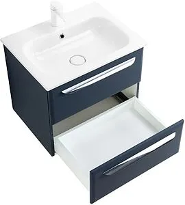 Тумба-умывальник подвесная Cezares Eco 60 Grafito ECO-CER-600-2C-SO-GR-P+CZR-NAT-60-LVB Тумба-умывальник подвесная Cezares Eco 60 Grafito ECO-CER-600-2C-SO-GR-P+CZR-NAT-60-LVB, 4