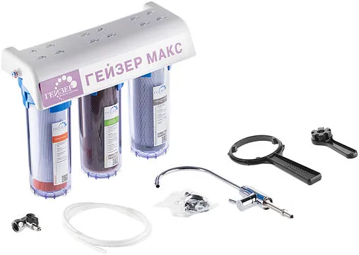Фильтр под мойку для жесткой и сверхжесткой воды Гейзер Макс 16025