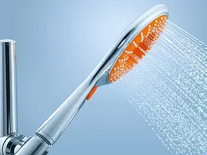 Лейка ручного душа Grohe Rainshower Icon хром/оранжевый 27444000 Лейка ручного душа Grohe Rainshower Icon хром/оранжевый 27444000, 4