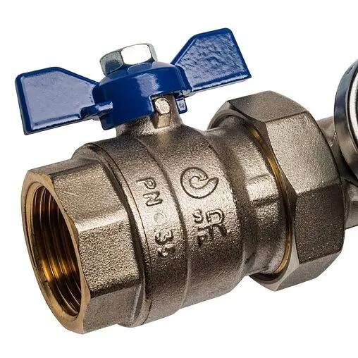 Группа коллекторная с расходомерами 7 отводов 1&quot;в/в x ¾&quot;ек Stout SMB 0473 000007