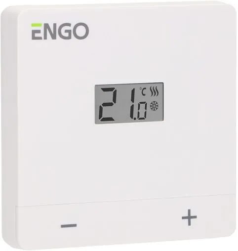 Проводной комнатный терморегулятор 230В ENGO белый EASY-230W