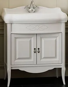 Тумба под умывальник напольный Opadiris Лоренцо 80 белый матовый Z0000008220, 1