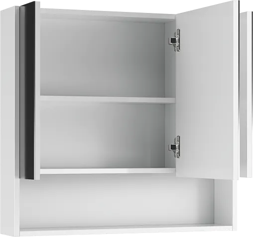 Шкаф-зеркало Айсберг Ева 80 белый DA5923HZ