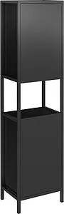 Шкаф-пенал напольный Isvea Ferro 40 чёрный глянец 29MR3004040I Шкаф-пенал напольный Isvea Ferro 40 чёрный глянец 29MR3004040I, 1
