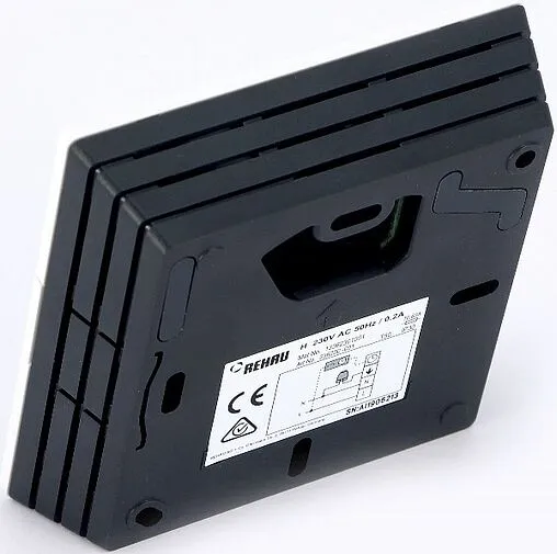 Проводной комнатный терморегулятор НЗ 230В Rehau Nea H белый 13362301001