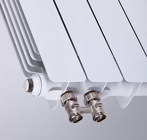 Радиатор биметаллический 6 секций нижнее левое подключение Rifar Base Ventil 350 RBVL35006