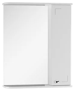 Шкаф-зеркало Айсберг Классик 55 R белый DA1051HZ, 1