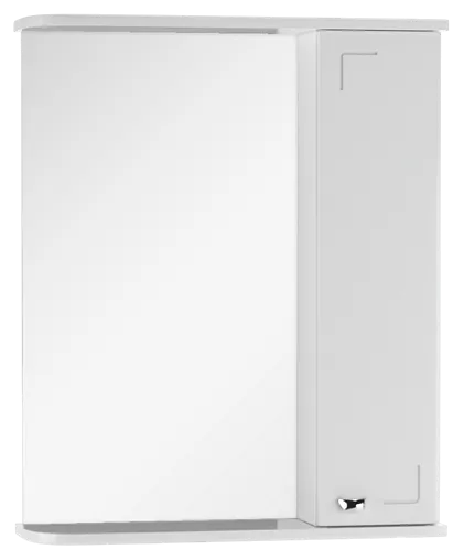 Шкаф-зеркало Айсберг Классик 55 R белый DA1051HZ