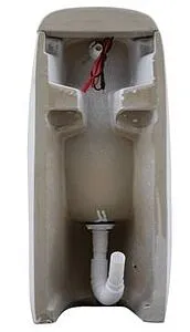 Писсуар с сенсорным смывом от батареи Aquanet белый Cetus-U, 4