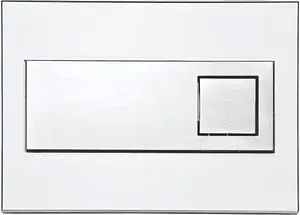 Клавиша смыва для унитаза Pestan Diamond 40006365 кнопки/белый, рамка/белый, 1