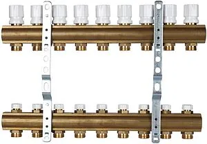Группа коллекторная без расходомеров 9 отводов 1"в/в x ¾"ек Luxor CD 468/9 15552709 Группа коллекторная без расходомеров 9 отводов 1"в/в x ¾"ек Luxor CD 468/9 15552709, 3