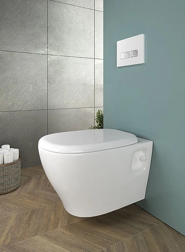 Крышка-сиденье для унитаза с микролифтом ISVEA H30 белый 40H30200I