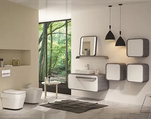 Полка Isvea Soffice 110 дуб серый 23SQ9017111I