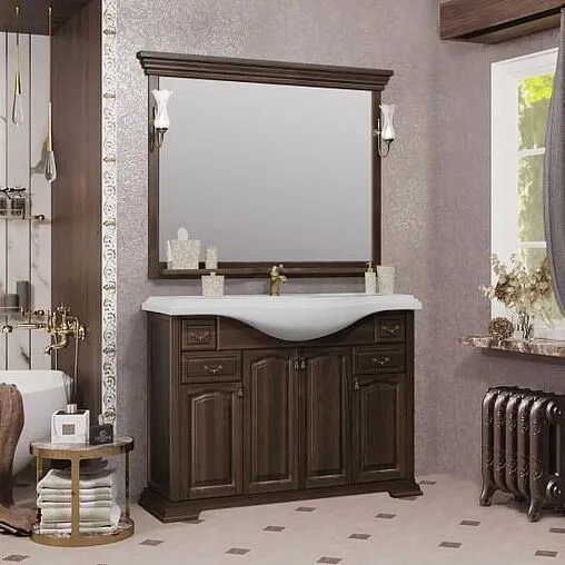 Тумба-умывальник напольный Opadiris Риспекто 120 орех антикварный Z0000009574+4640021060957