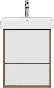 Тумба-умывальник подвесная Kerama Marazzi Pro 50 белый/вяз PRO.50.2\OLM+PROR.wb.50, 4