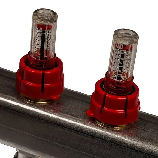 Группа коллекторная с расходомерами 8 отводов 1&quot;в/в x ¾&quot;ек Stout SMS 0917 000008