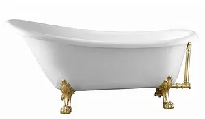 Ванна акриловая отдельностоящая Swedbe Vita 171x75 8819GO, 1