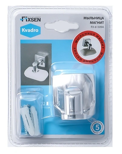 Мыльница Fixsen Kvadro хром FX-61309A