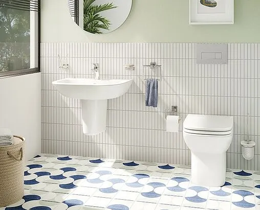 Инсталляция для подвесного унитаза Set 3 в 1 VitrA Core 800-1875 с кнопкой хром глянцевый