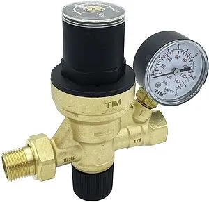 Клапан подпиточный с манометром ½" TIM AF0206A Клапан подпиточный с манометром ½" TIM AF0206A, 1
