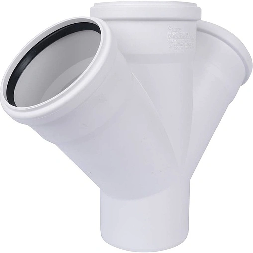 Крестовина одноплоскостная внутренняя бесшумная D=110x110x110мм Угол 45° Rehau Raupiano Plus 11229641001 Крестовина одноплоскостная внутренняя бесшумная D=110x110x110мм Угол 45° Rehau Raupiano Plus 11229641001