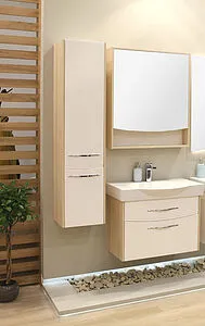 Шкаф-пенал подвесной Aquaton Инфинити 35 R белый/ясень коимбро 1A192303IFSCR, 5