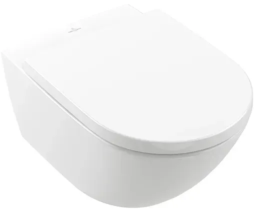 Унитаз подвесной безободковый Villeroy&amp;Boch Subway 3.0 CeramicPlus белый 4670TSR1