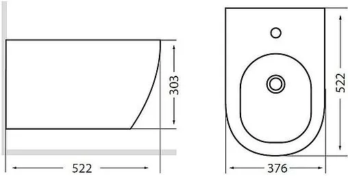 Биде подвесное Logan L5WB City черный матовый 00312561