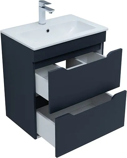 Тумба под умывальник Aquanet Практика 60 маренго 00330458