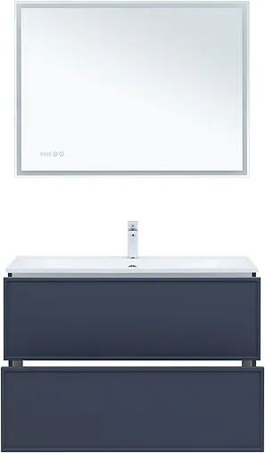 Тумба-умывальник Aquanet Арт 100 маренго 00313267+00318926