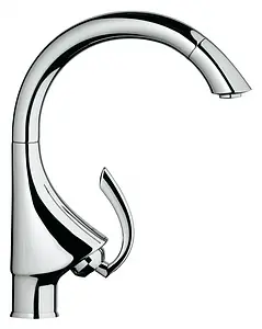 Смеситель для кухни с выдвижным изливом Grohe K4 хром 33786000, 1