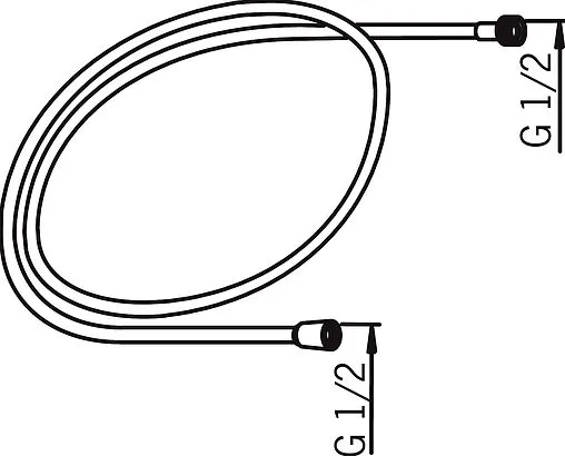 Шланг для душа Oras 200см хром 241020