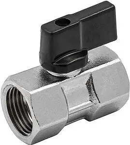 Кран шаровый мини ½"в x ½"в Elsen Mini EV92.1212 Кран шаровый мини ½"в x ½"в Elsen Mini EV92.1212, 1