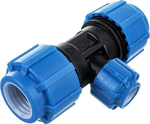 Тройник компрессионный редукционный 32мм x 20мм x 32мм ТПК-Аква 51322032, 1