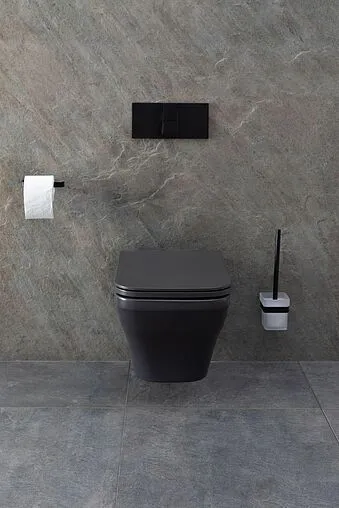 Унитаз подвесной безободковый Allen Brau Infinity антрацит 4.21011.AN