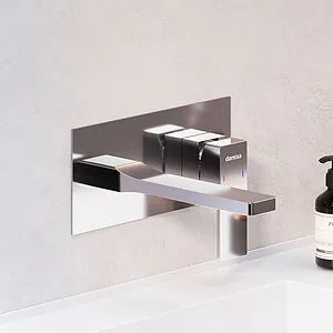 Смеситель для раковины из стены Damixa Gala хром 530260000 Смеситель для раковины из стены Damixa Gala хром 530260000, 4