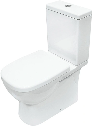 Унитаз-компакт Sanita Luxe Quadro Slim белый WC.CC/Quadro/2-SlimDM/WHT.G/S1