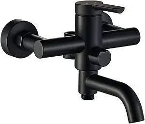 Смеситель для ванны Swedbe Diana чёрный матовый 1035B Смеситель для ванны Swedbe Diana чёрный матовый 1035B, 1
