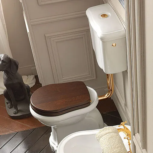 Унитаз-компакт с высоким бачком Kerasan Retro белый