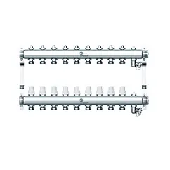 Группа коллекторная без расходомеров 9 отводов 1"в/в x ¾"ек Wester W903.9