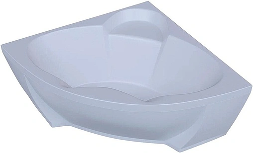 Ванна акриловая Aquatek Поларис-1 140х140 с фронтальной панелью, с каркасом (вклеенный) POL1-0000030