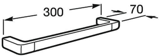 Полотенцедержатель Roca Tempo хром 817039001