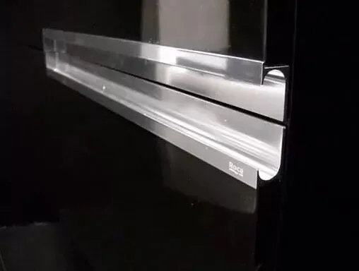 Тумба-умывальник подвесная Roca Victoria Nord 80 чёрный глянец ZRU9000097+