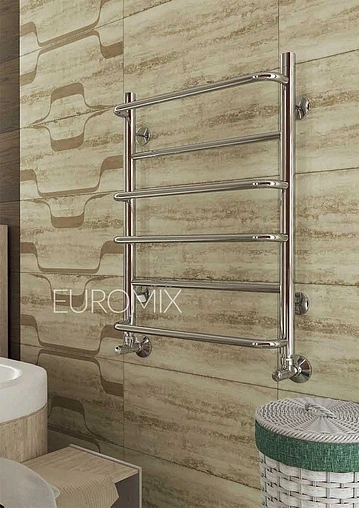 Полотенцесушитель водяной лесенка Terminus Евромикс П6 450х596 полированная сталь 4670030723116