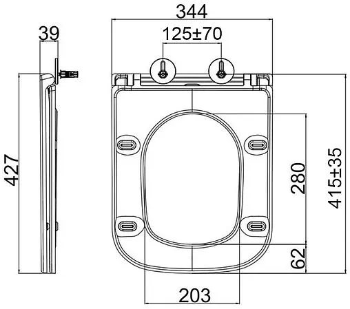 Унитаз подвесной безободковый Lemark Florex Торнадо 3.0 белый глянец 9614001
