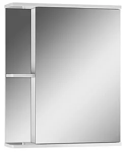 Шкаф-зеркало Айсберг Норма 1-55 R белый DA1604HZ, 1