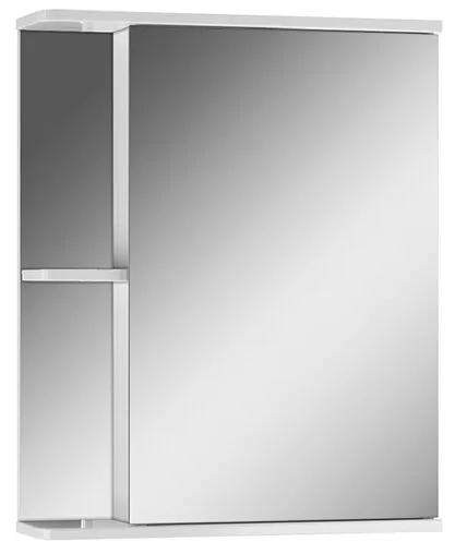 Шкаф-зеркало Айсберг Норма 1-55 R белый DA1604HZ