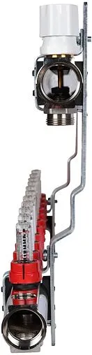 Группа коллекторная с расходомерами 11 отводов 1&quot;в/в x ¾&quot;ек Luxor CD 477/11 15662711N